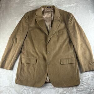 Kilburne and Finch Corduroy Sport Coat Blazer Vintage Men's 46L Two Button